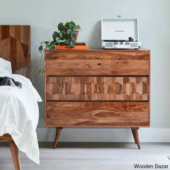 Joanna Modish Solid Wood Chest Of Drawers - Wooden Bazar