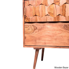 Joanna Modish Solid Wood Chest Of Drawers - Wooden Bazar