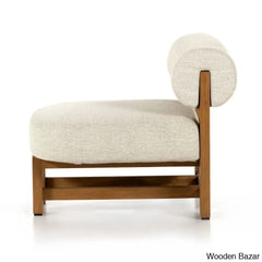 Joe Solid Teak Wood Outdoor Accent Chair - Wooden Bazar