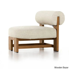 Joe Solid Teak Wood Outdoor Accent Chair - Wooden Bazar