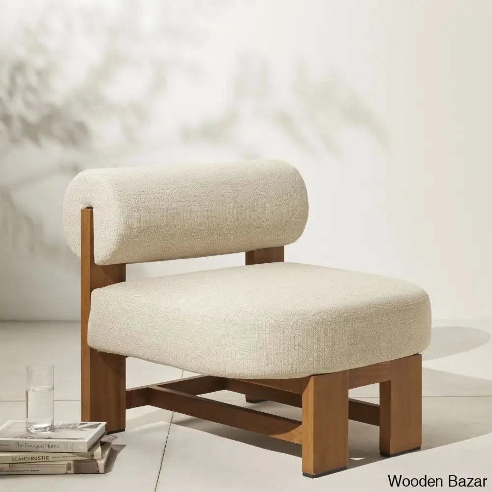 Joe Solid Teak Wood Outdoor Accent Chair - Wooden Bazar