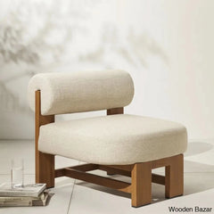 Joe Solid Teak Wood Outdoor Accent Chair - Wooden Bazar