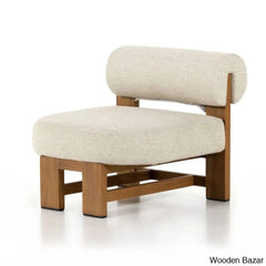 Joe Solid Teak Wood Outdoor Accent Chair - Wooden Bazar