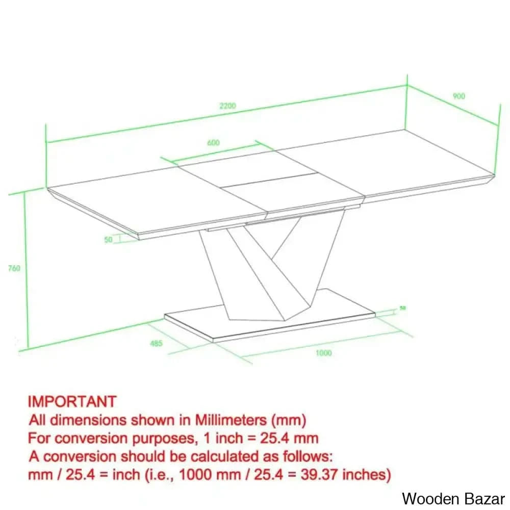 Joplin Luxury 6 Seater Extendable Pedestal Dining Set