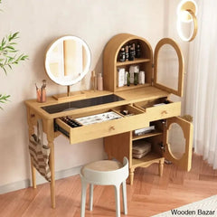 Jordynn Makeup Vanity With Hook And Drawers