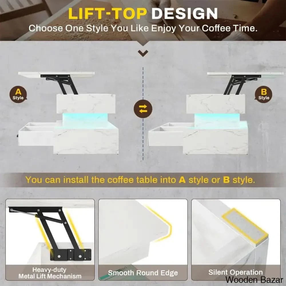 Juleiny Coffee And Center Table