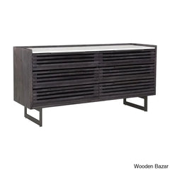 Karrie 6 Chest Of Drawers With Seamless Harmoney - Wooden Bazar