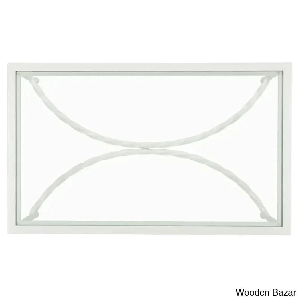 Keelye Glass Top Coffee And Center Table