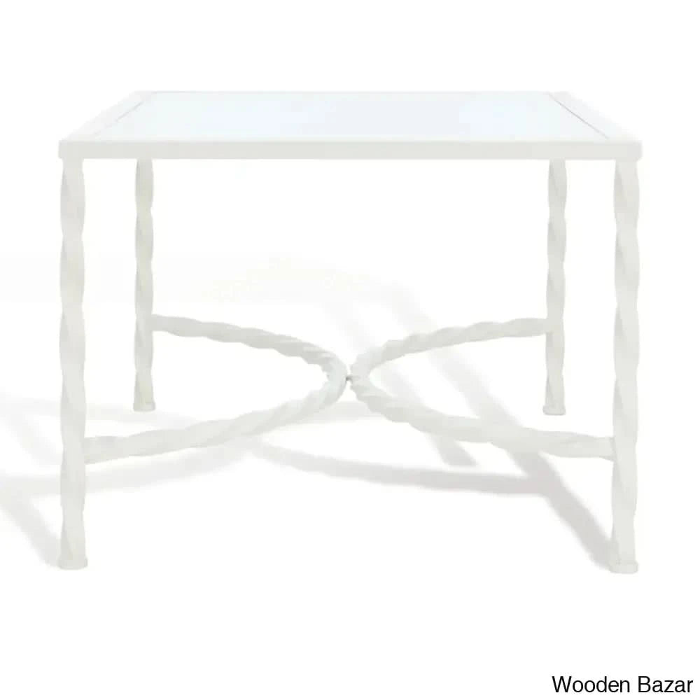 Keelye Glass Top Coffee And Center Table