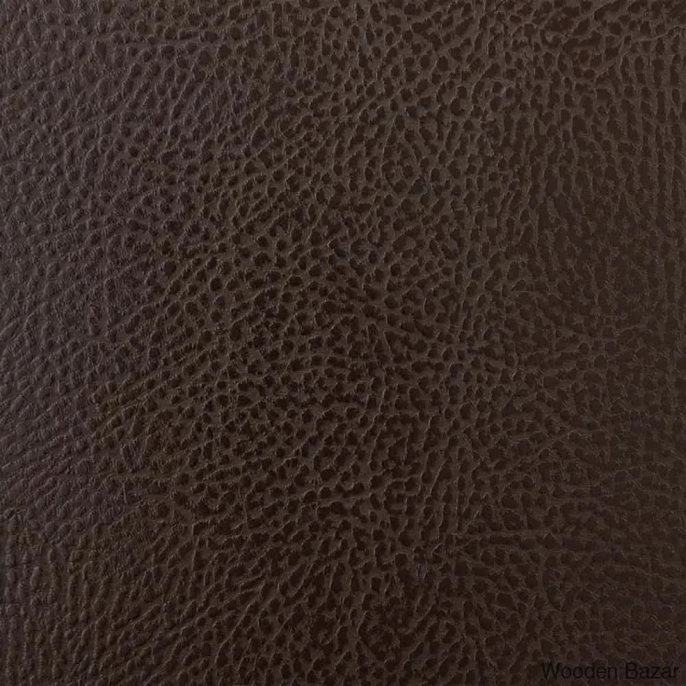 Kellumo Swivel Counter And Bar Height Stool With Arms In Faux Leather Upholstery Metal Legs