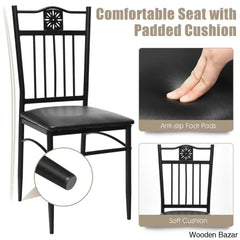 Kelly 4 Seater Dining Table Set - Wooden Bazar