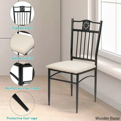 Kelly 4 Seater Dining Table Set - Wooden Bazar