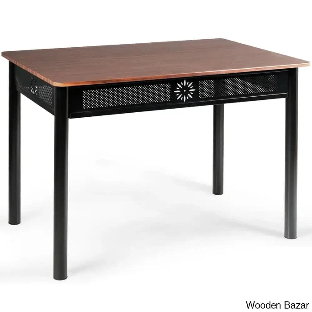 Kelly 4 Seater Dining Table Set - Wooden Bazar