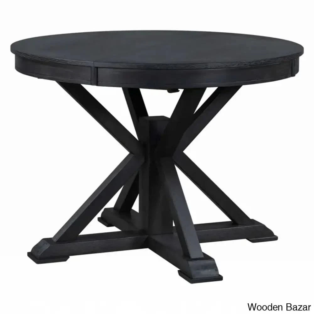 Kelvin Best 4 Seater Extendable Dining Set - Wooden Bazar