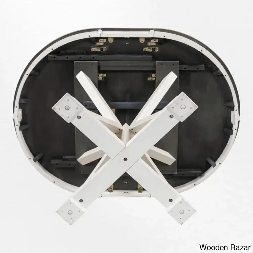 Kelvin Best 4 Seater Extendable Dining Set - Wooden Bazar