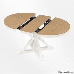 Kelvin Best 4 Seater Extendable Dining Set - Wooden Bazar