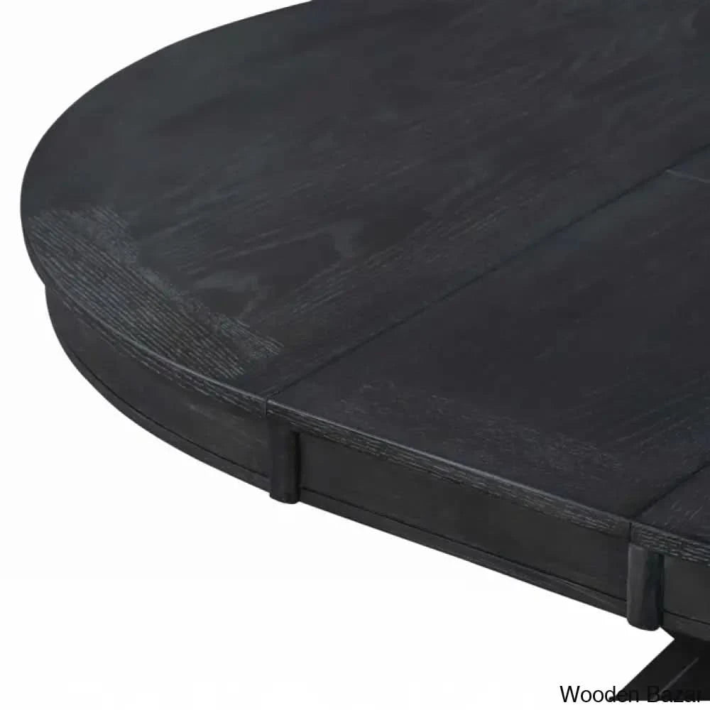 Kelvin Best 4 Seater Extendable Dining Set - Wooden Bazar