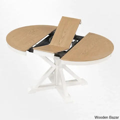 Kelvin Best 4 Seater Extendable Dining Set - Wooden Bazar