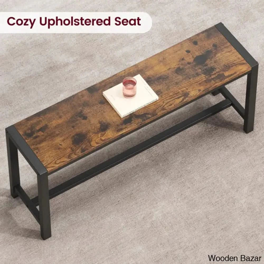 Kenelam Modern 4 Seater Dining Table Set - Wooden Bazar