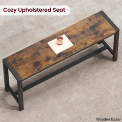 Kenelam Modern 4 Seater Dining Table Set - Wooden Bazar