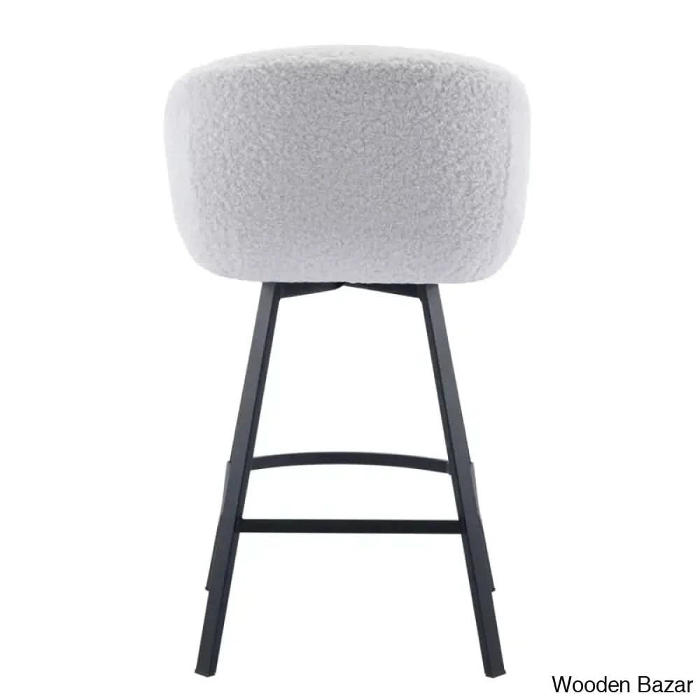 Kensync Swivel 26.4āā Sherpa Counter And Bar Stool