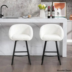 Kensync Swivel 26.4āā Sherpa Counter And Bar Stool