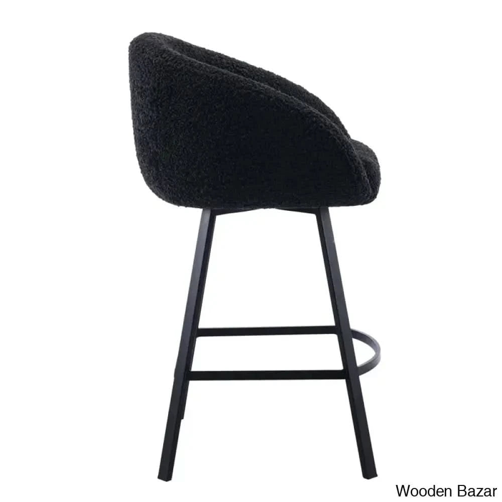 Kensync Swivel 26.4āā Sherpa Counter And Bar Stool