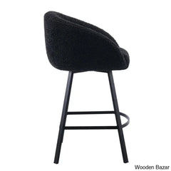 Kensync Swivel 26.4āā Sherpa Counter And Bar Stool