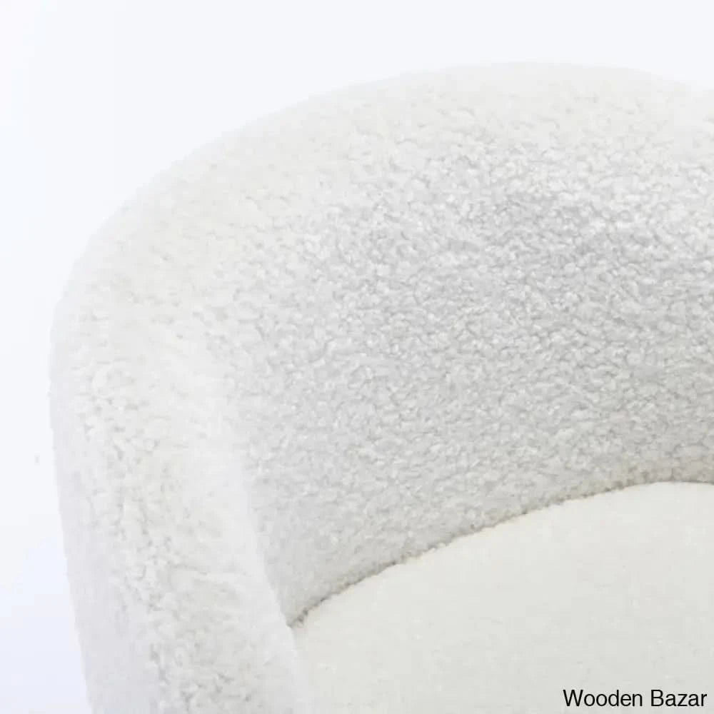 Kensync Swivel 26.4āā Sherpa Counter And Bar Stool