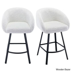 Kensync Swivel 26.4āā Sherpa Counter And Bar Stool