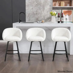Kensync Swivel 26.4āā Sherpa Counter And Bar Stool