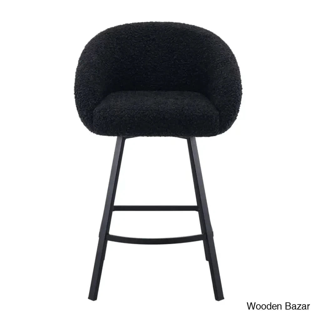 Kensync Swivel 26.4āā Sherpa Counter And Bar Stool