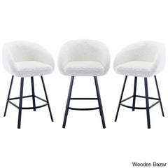 Kensync Swivel 26.4āā Sherpa Counter And Bar Stool