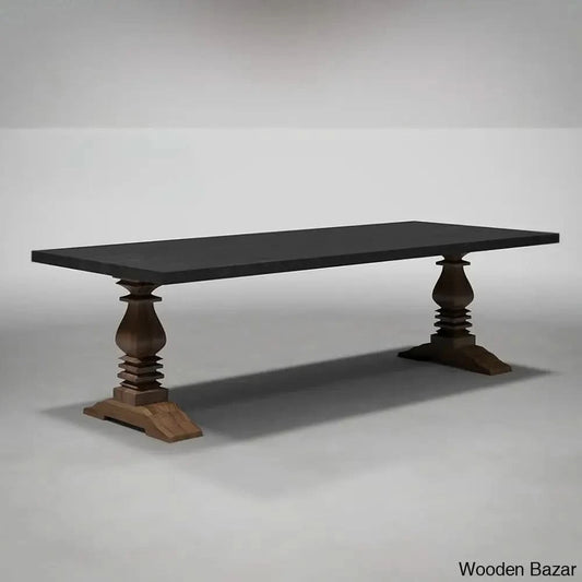 Kewty Royal Brut Modern Dining Table With A Vintage Look