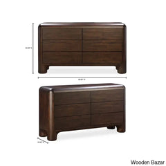 Kiandra Sophistication Redefined Rowan 6-Drawer Chest – Wooden Bazar