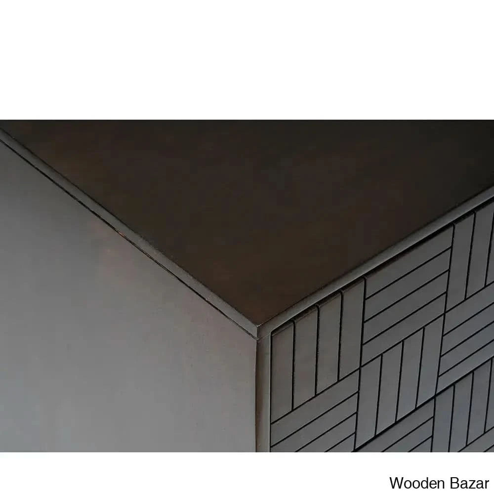 Kimn Style 3 Chest Of Drawers - Wooden Bazar