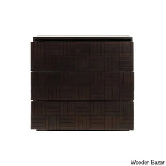 Kimn Style 3 Chest Of Drawers - Wooden Bazar