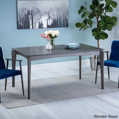 Kipling Chic Modern Dining Table In Teak Wood Design
