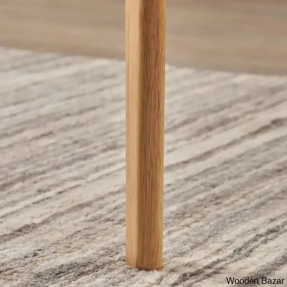 Kipling Chic Modern Dining Table In Teak Wood Design