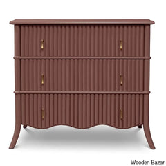 Kordell Unique Design Stylish Solid Wood 3 Drawer Chest