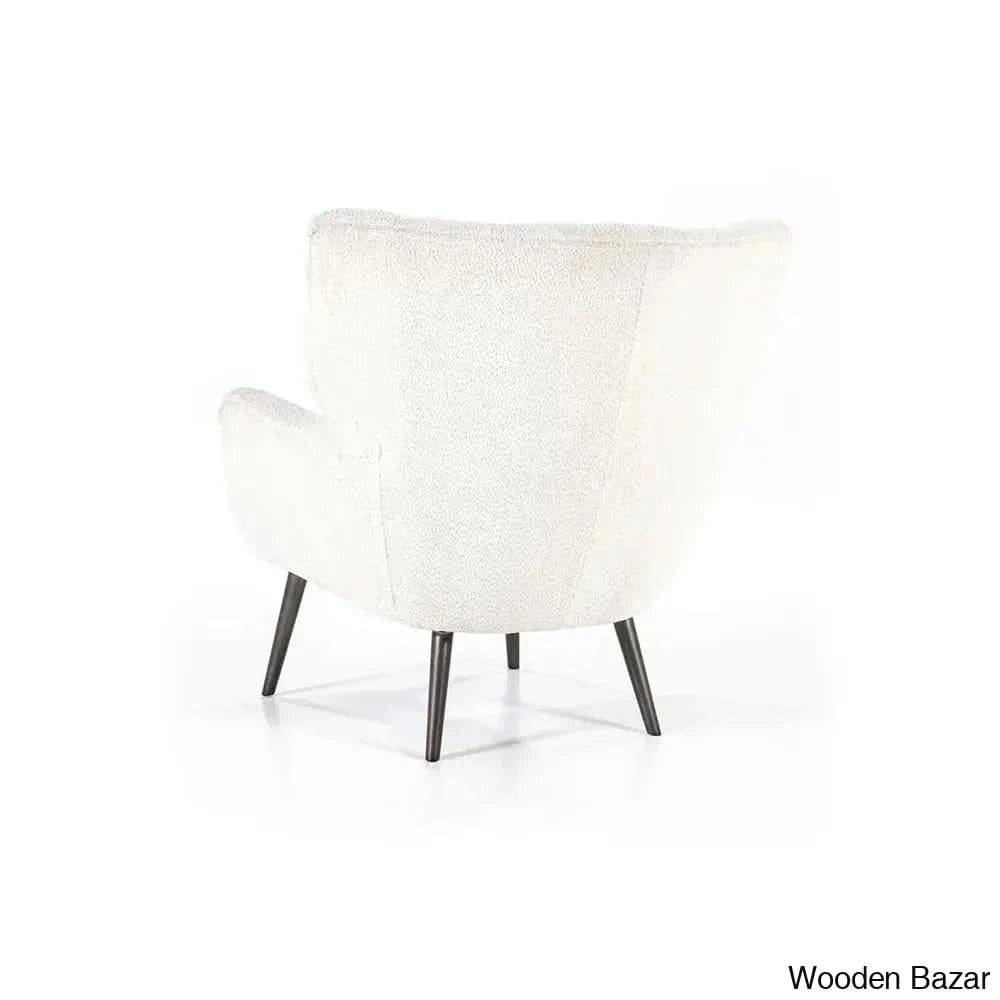 Kyle Single Seater Chesterfield Arm Chair - Wooden Bazar