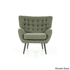 Kyle Single Seater Chesterfield Arm Chair - Wooden Bazar