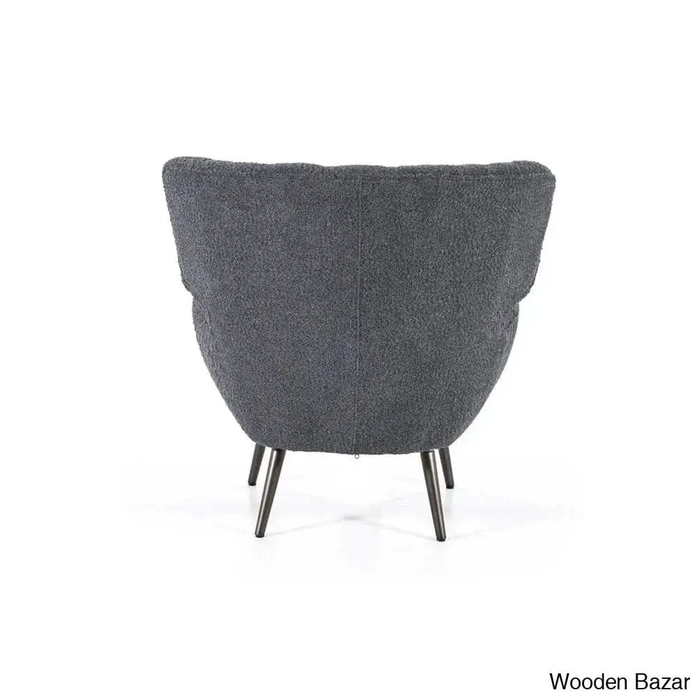 Kyle Single Seater Chesterfield Arm Chair - Wooden Bazar