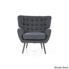 Kyle Single Seater Chesterfield Arm Chair - Wooden Bazar