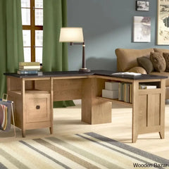 This Office Table made in Marble Top and best wooden material In L shape better for your office and table