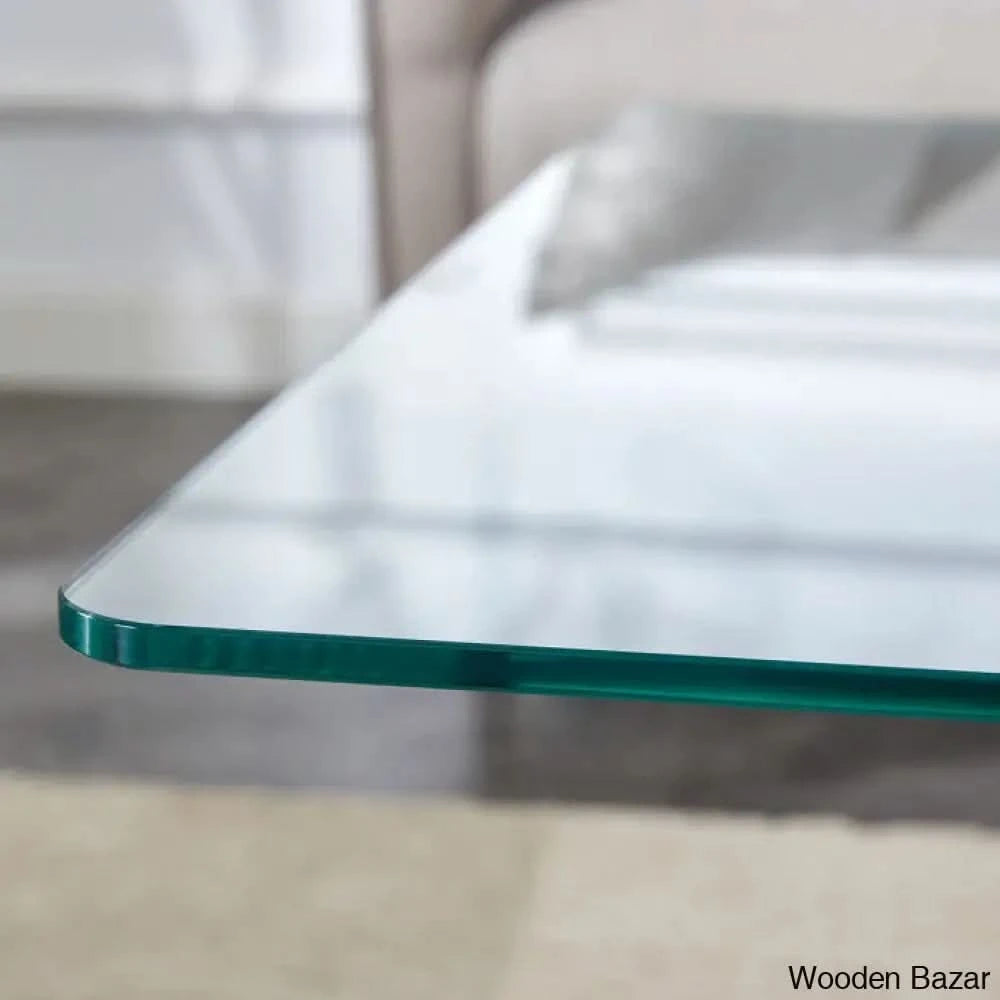Labriala Glass Top Coffee And Center Table