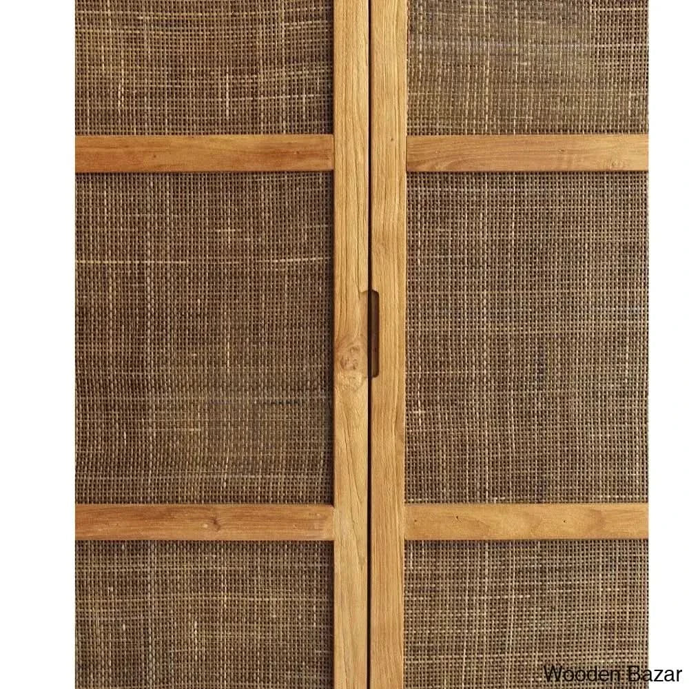 Lainey Beautifully Crafted Lathvia Tall Cabinet - Wooden Bazar