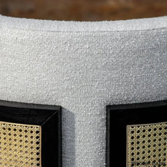 Leah Cane Armchair In Modern 21St Century Design - Wooden Bazar