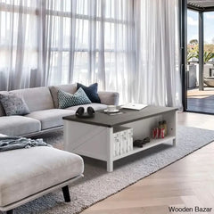 Learoyc 46āā 4 Legs Rectangular Coffee And Center Table With Storage And Drawer For Living Room