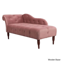 Leilani Right Arm Facing Chaise Lounge Sofa - Wooden Bazar